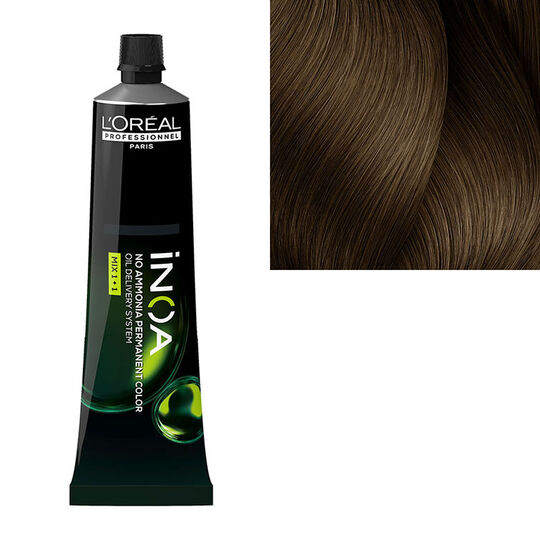 Coloration sans ammoniaque Inoa 7.13 blond cendré doré