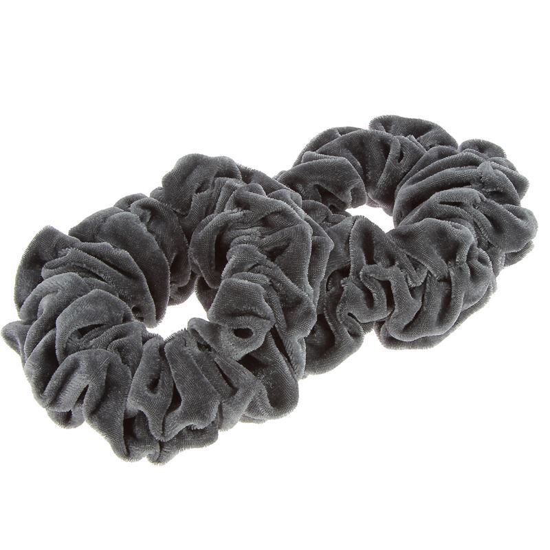 2 Chouchous velours XXL gris
