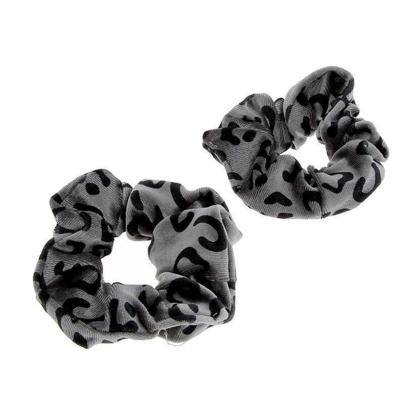 Chouchou l&eacute;opard x 2 gris
