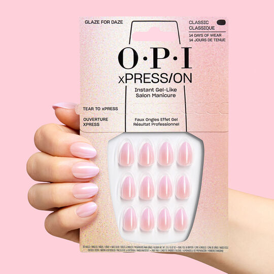 Faux ongles xpress/on glaze for daze