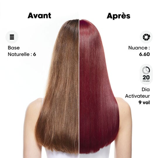 Coloration ton sur ton Dia Color 9.82 blond tr&egrave;s clair moka iris&eacute;