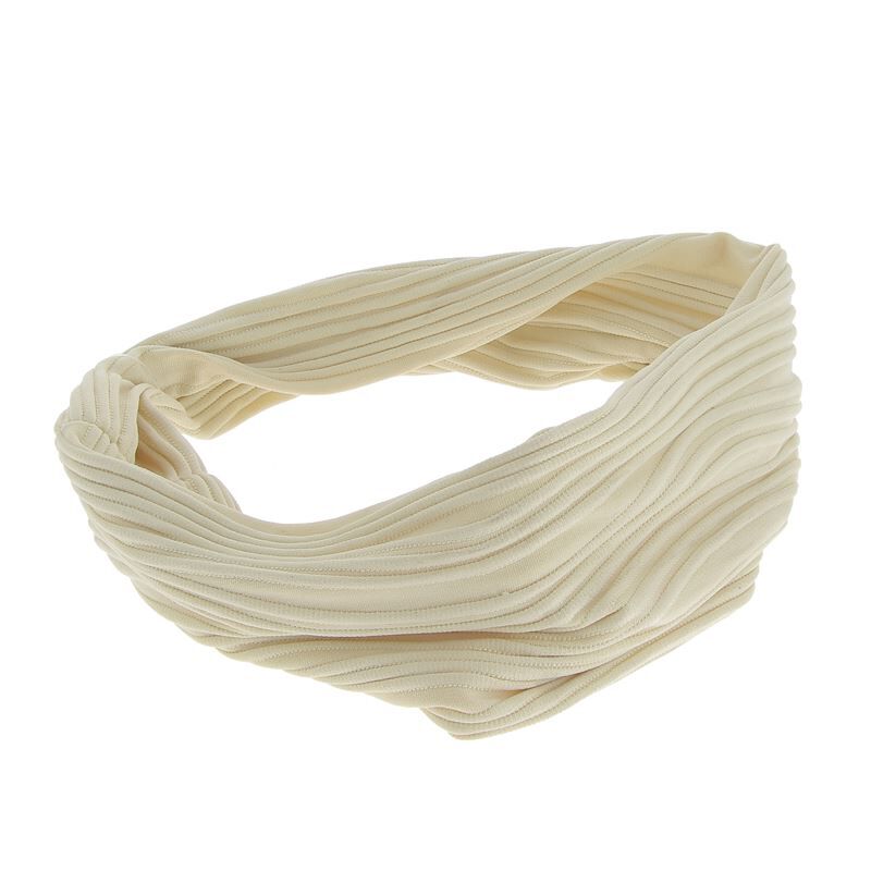 Bandeau pliss&eacute; en tissus