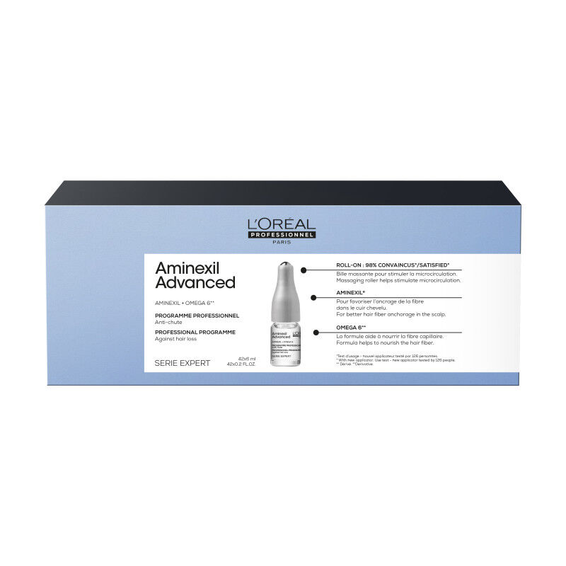 Traitement anti-chute Aminexil 42 ampoules de 6ml