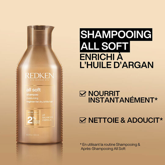 Duo hydratant cheveux secs et r&ecirc;ches All Soft