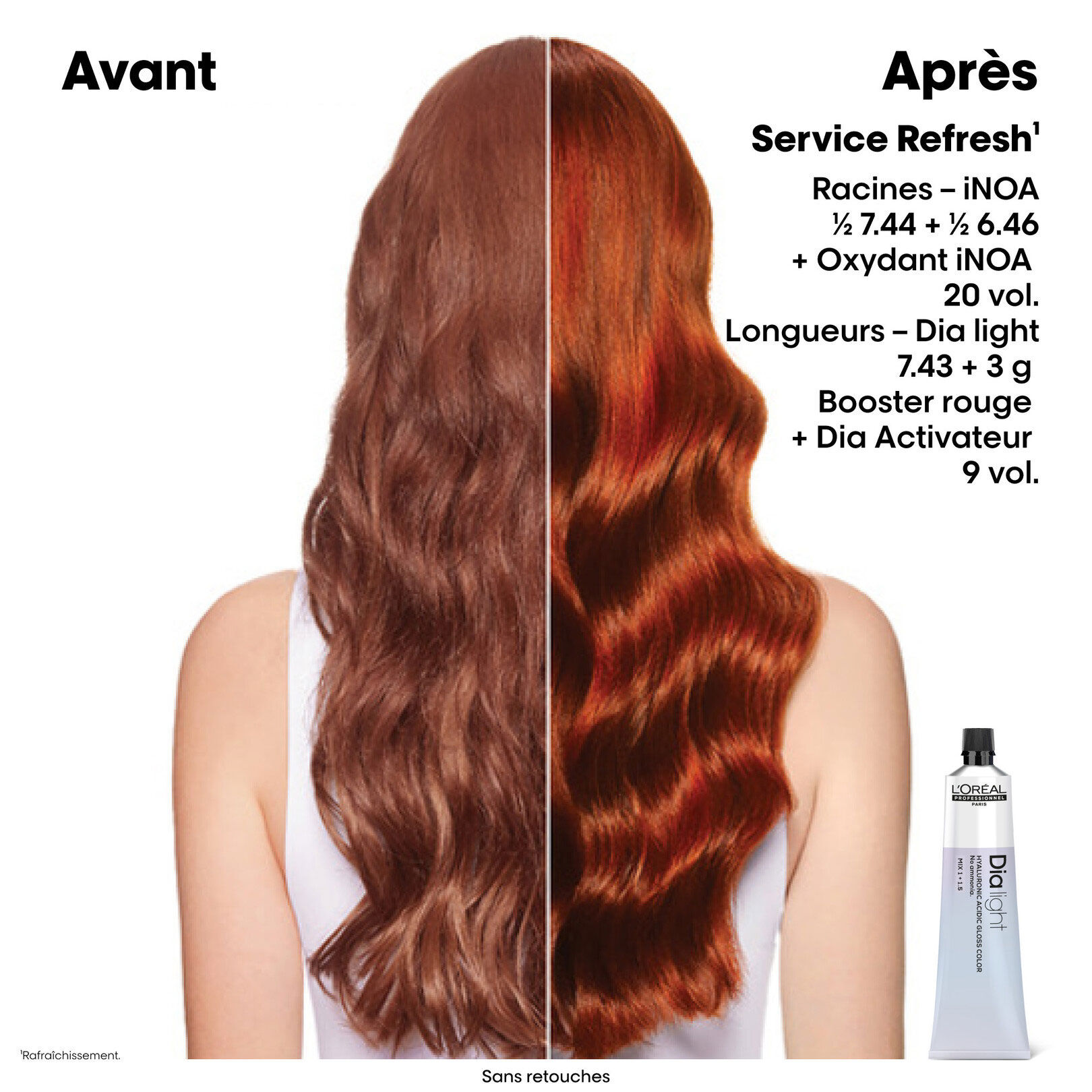 Coloration ton sur ton Dia light Hyaluronic 5 ch&acirc;tain clair