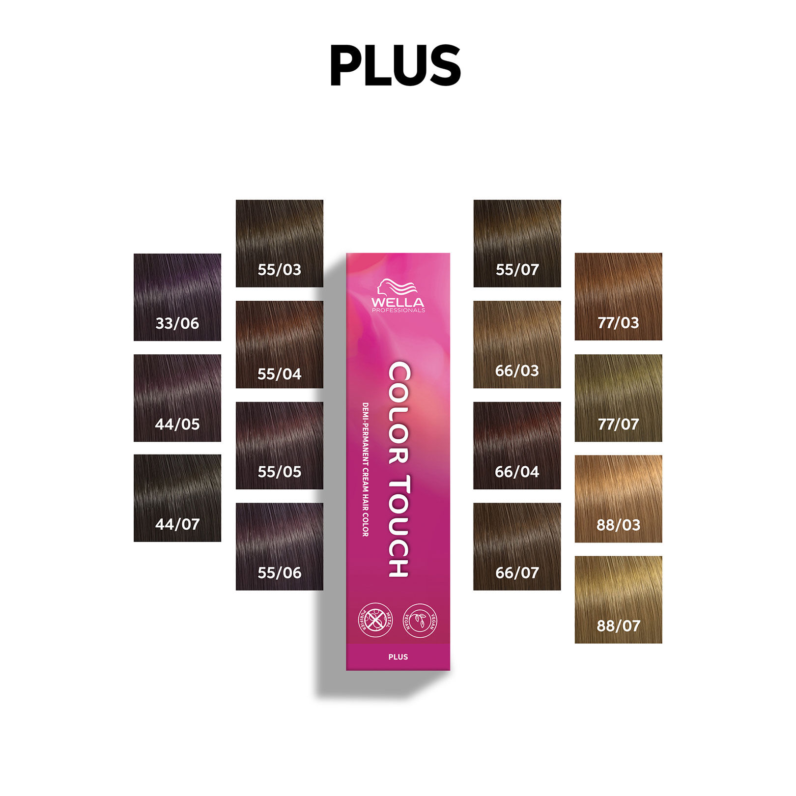 Coloration semi-permanente Color Touch 44/07 ch&acirc;tain intense naturel marron