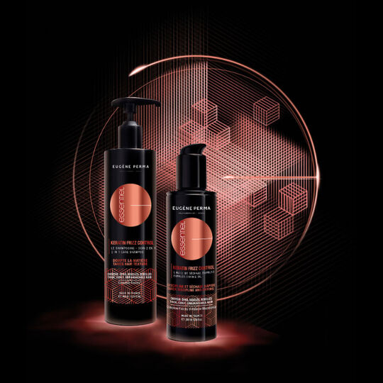 Shampooing 2 en 1 Essentiel Keratin Frizz Control 400ml