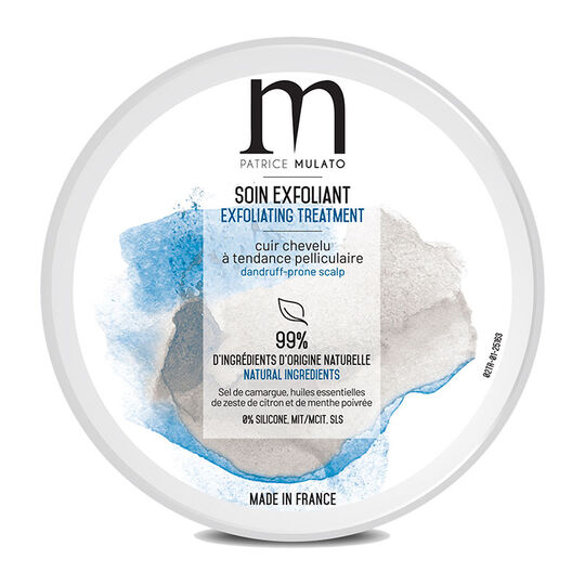 Soin exfoliant cuir chevelu à pellicules