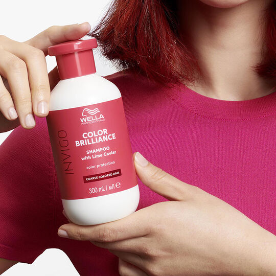 Shampooing cheveux color&eacute;s &eacute;pais Invigo Color Brilliance 1000ml