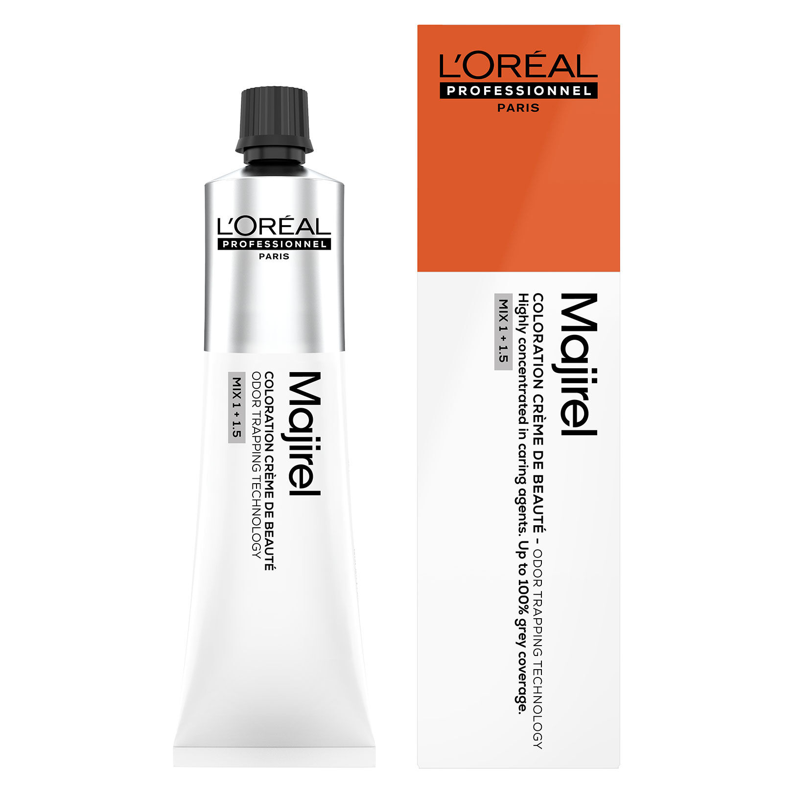 Coloration cr&egrave;me de beaut&eacute; Majirel 7.4 blond cuivr&eacute;