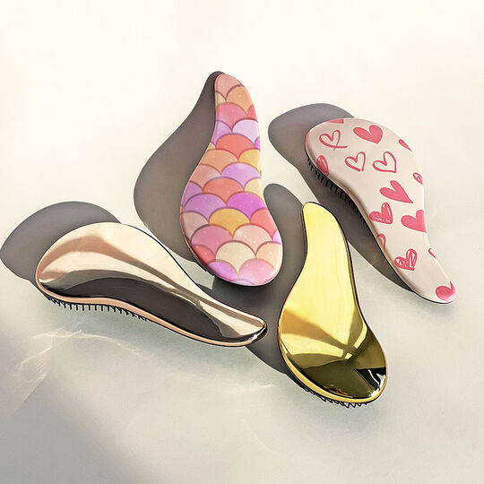 Mini brosse démélante rose gold