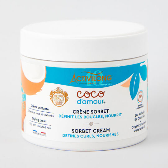 Crème sorbet cheveux secs et texturés Coco d'amour