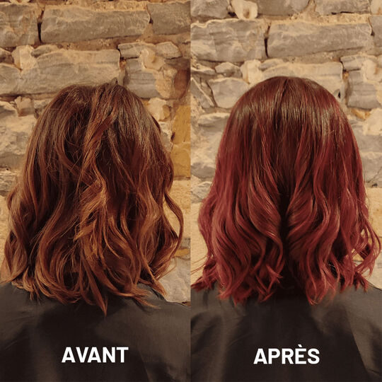 Soin repigmentant cheveux naturels ou colorés rouge de Venise