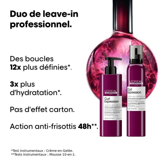Duo coiffant pour cheveux bouclés à frisés Curl Expression