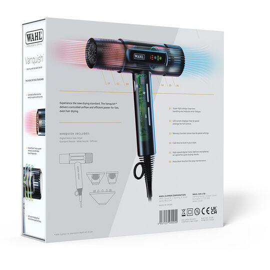 Sèche-cheveux Vanquish noir