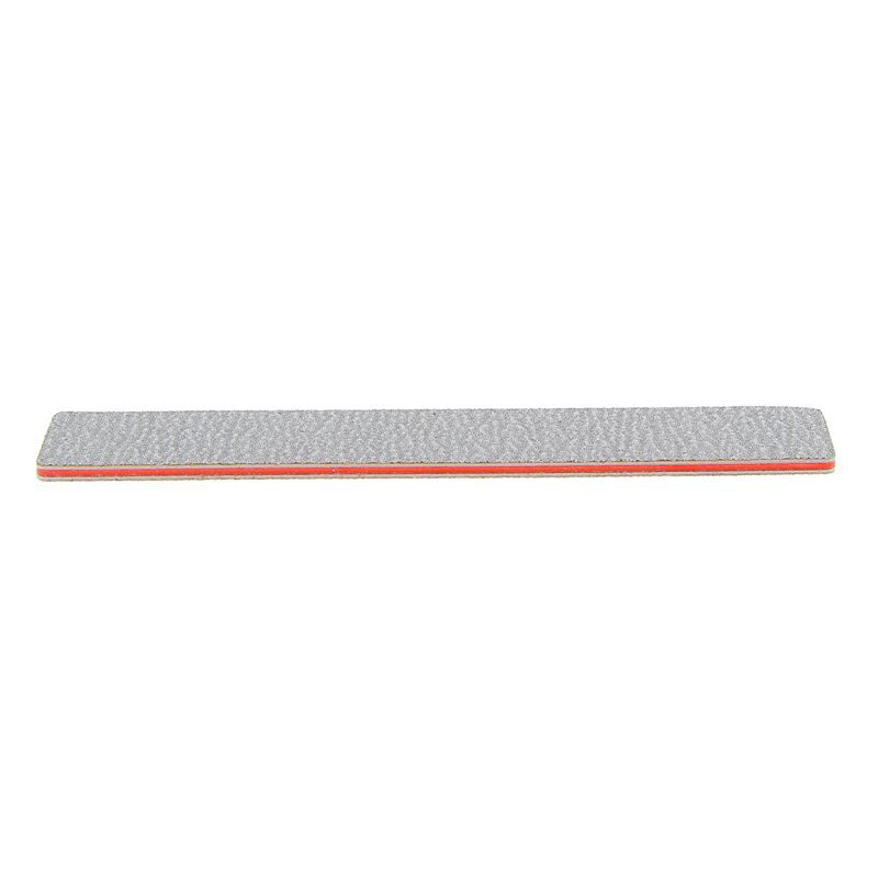 Lime rectangulaire zebra pour ongles artificiels 100/100 : Grain moyen dur