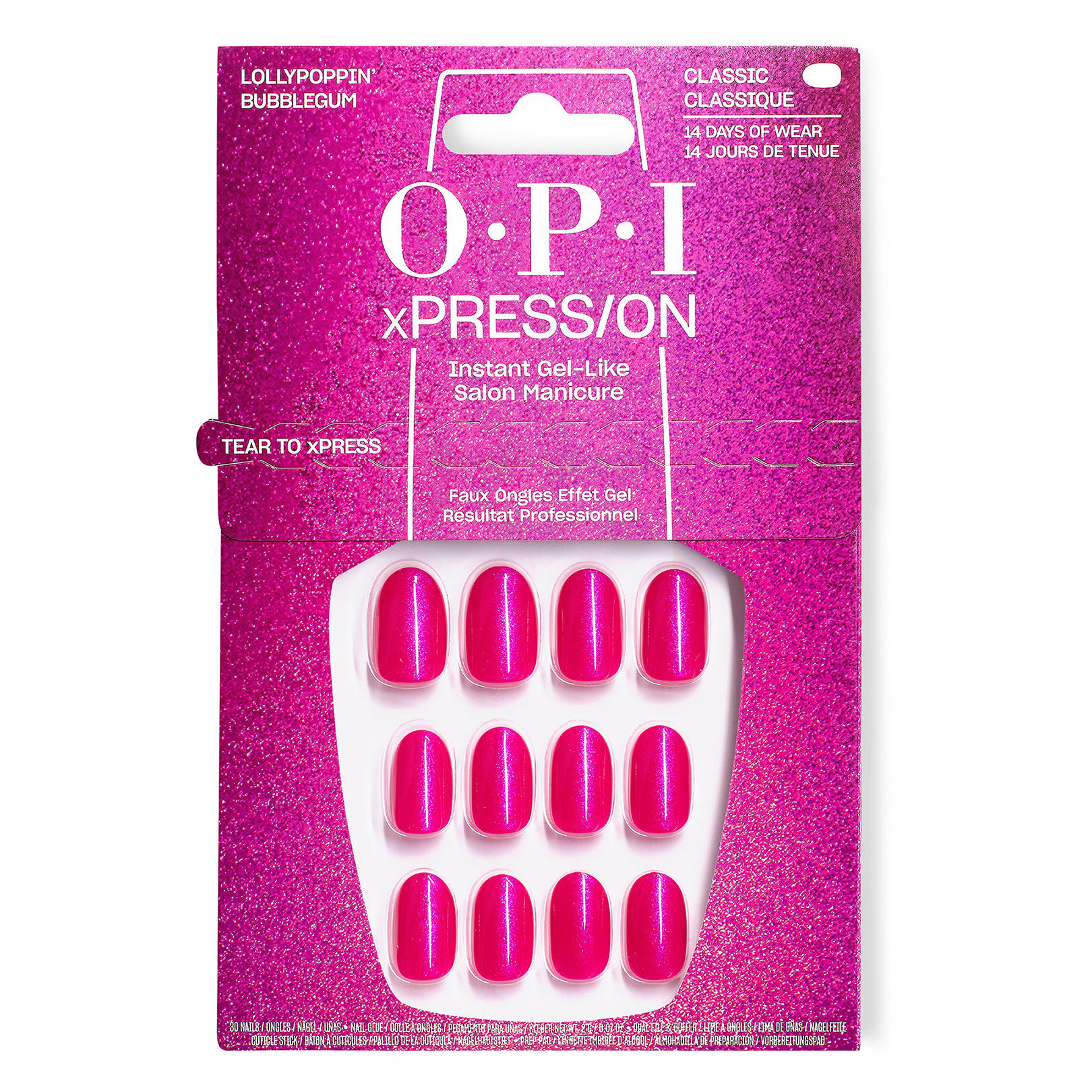 Faux ongles xpress/on bubble gum