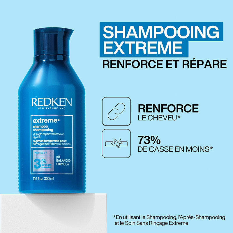 Trio fortifiant pour cheveux cassants Extreme