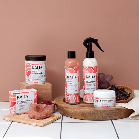 Shampooing solide cheveux textur&eacute;s &agrave; l'hibiscus