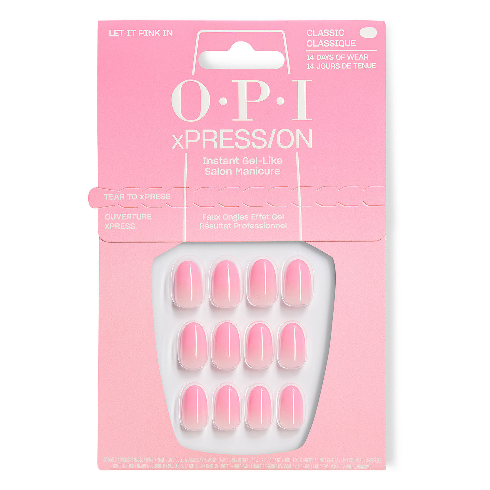 Faux ongles xpress/on let it pink in