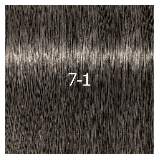 Coloration Igora Zero Amm 7-1 blond cendr&eacute;
