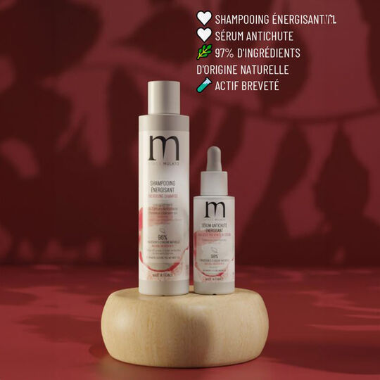 Cure antichute énergisant pour cheveux clairsemés cure 3 mois