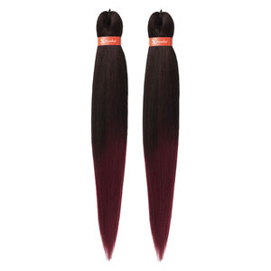 Cheveux à tresser pré-etirés 2 x 46" T1B / BG