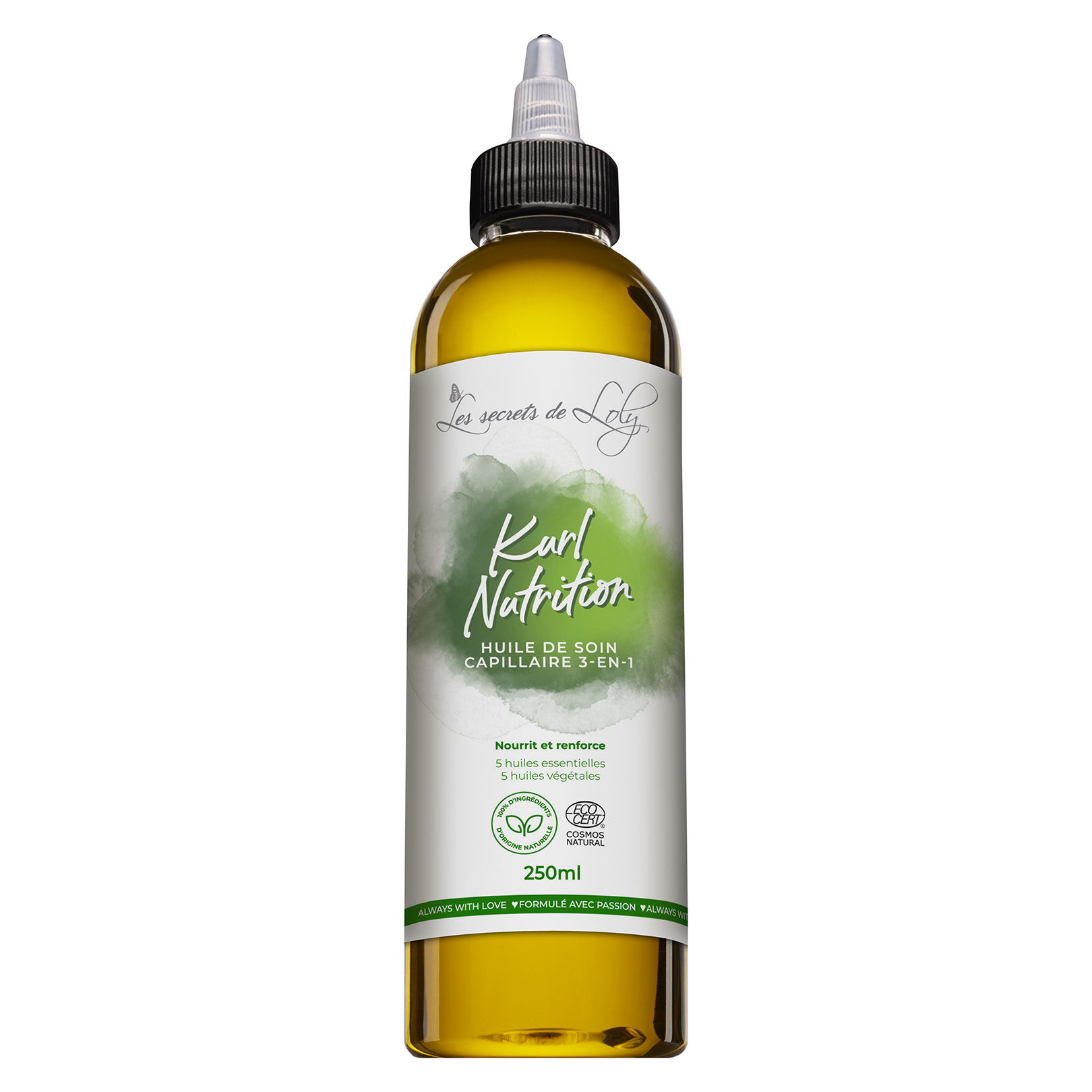 Huile de soin capillaire 3-en-1 Kurl Nutrition