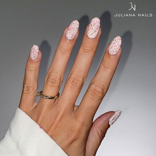 Vernis semi-permanent Gel Lack glitter drawings