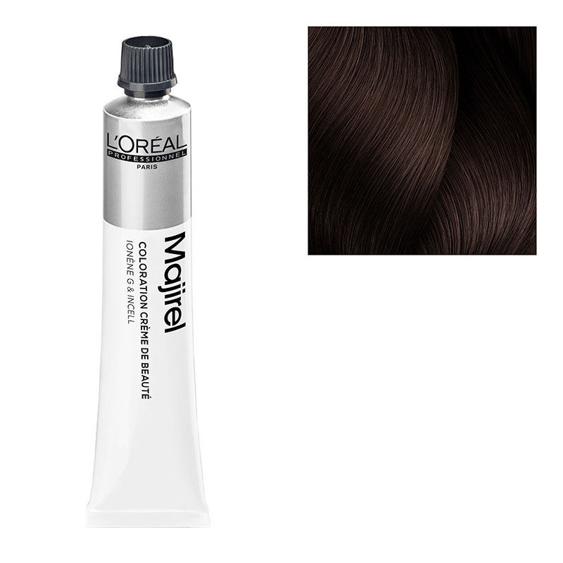 Coloration permanente Majirel 5.25 ch&acirc;tain clair iris&eacute; acajou