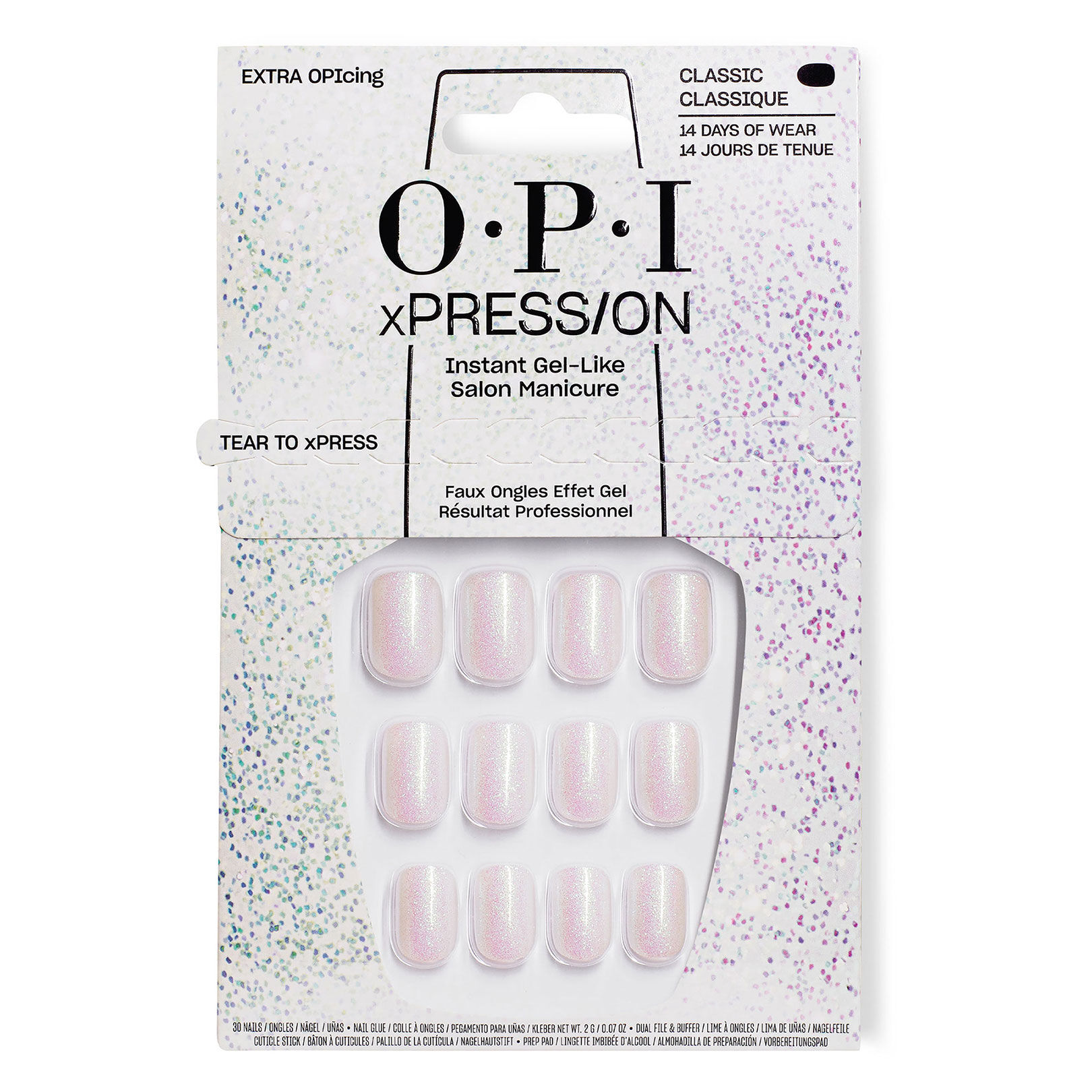 Faux ongles xpress/on extra opicing