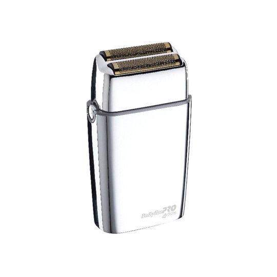 Rasoir professionnel rechargeable en m&eacute;tal FOILFX02 silver