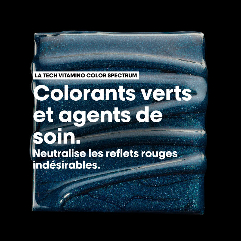 Shampooing neutralisant Vitamino Color Spectrum vert, anti-rouge