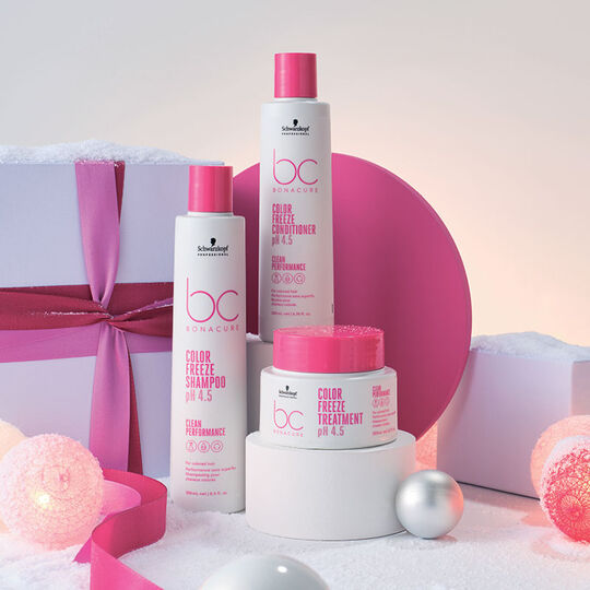 Trousse rituel cheveux colorés BC Color Freeze