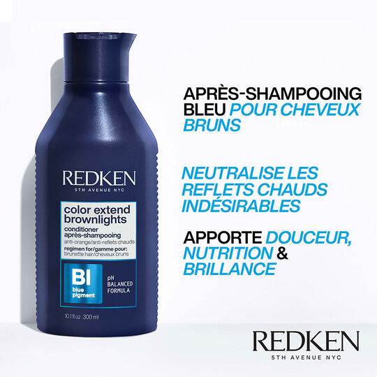 Le rituel Color Extend Brownlights pour cheveux bruns