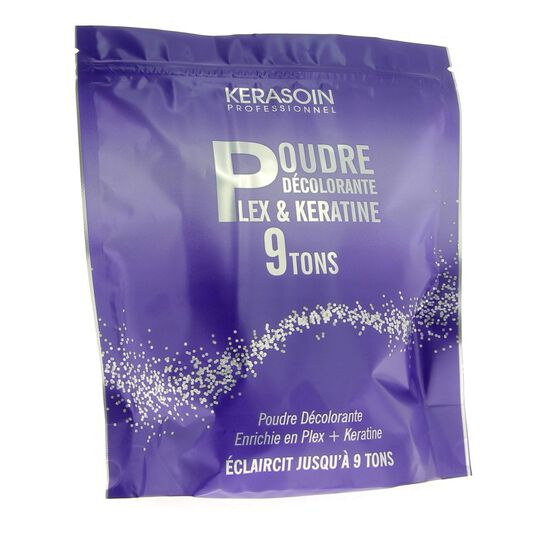Poudre décolorante anti-casse Plex & kératine 9 tons 500gr