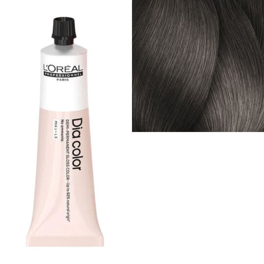 Coloration ton sur ton Dia Color 7.1 blond cendr&eacute;