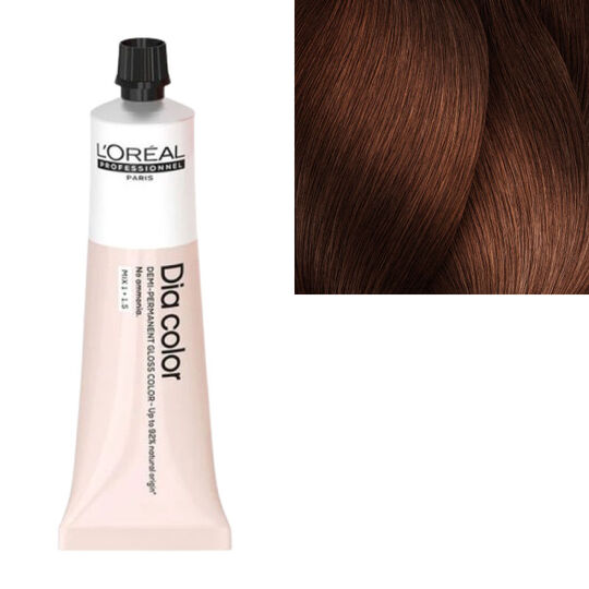 Coloration ton sur ton Dia Color 6.35 blond foncé doré acajou