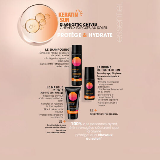 Brume de protection solaire Keratin Sun