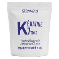 Poudre décolorante bleue enrichie en kératine 7 tons