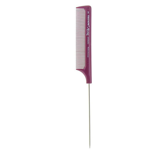 Peigne à queue métal T261 Lilas