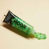 Gel néon à grosses paillettes Moon Glow vert
