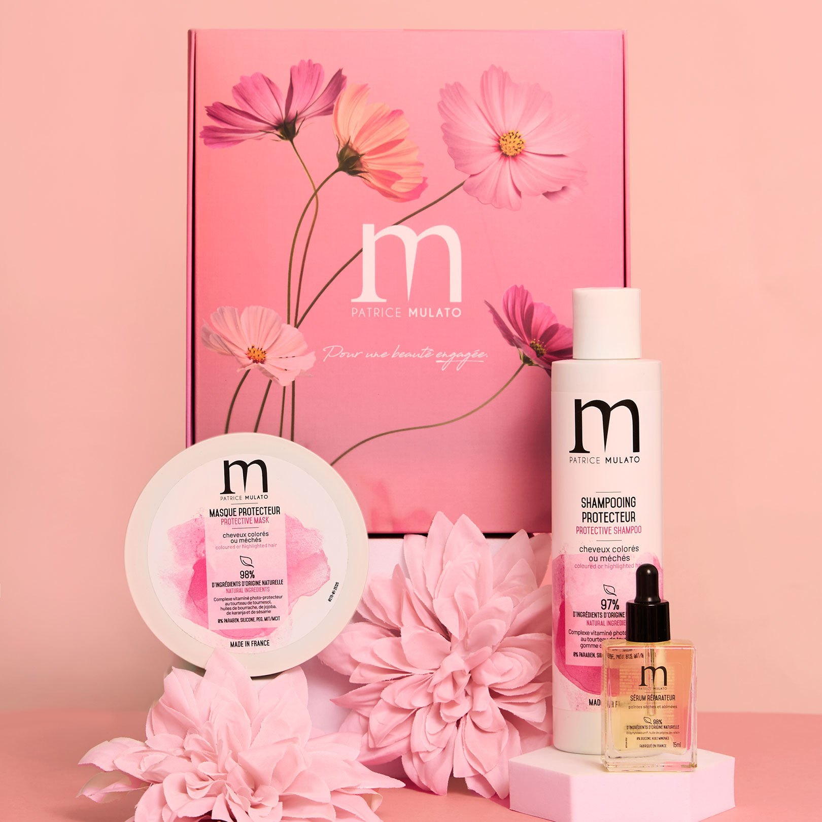 Coffret cheveux color&eacute;s