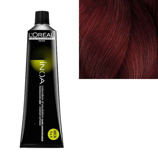 Inoa Coloration sans ammoniaque 5.60 châtain clair rouge intense