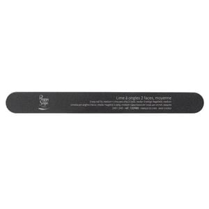 Lime &agrave; ongles 2 faces lavable 240/240 noir, pour ongles naturels