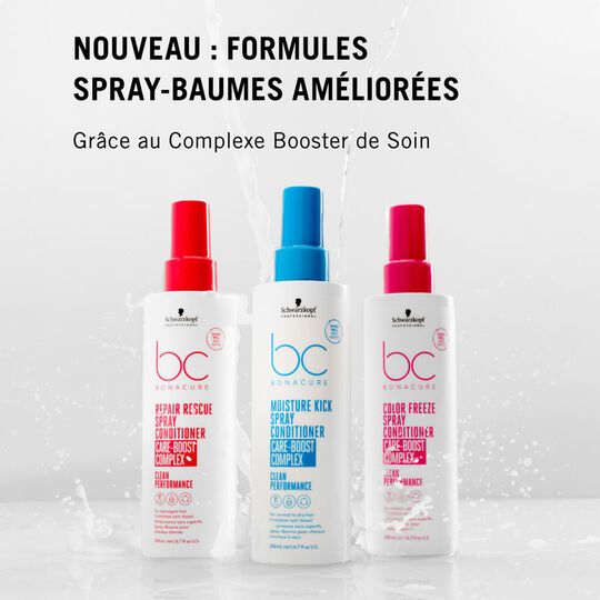 Spray baume cheveux colorés BC Color Freeze 400 ml