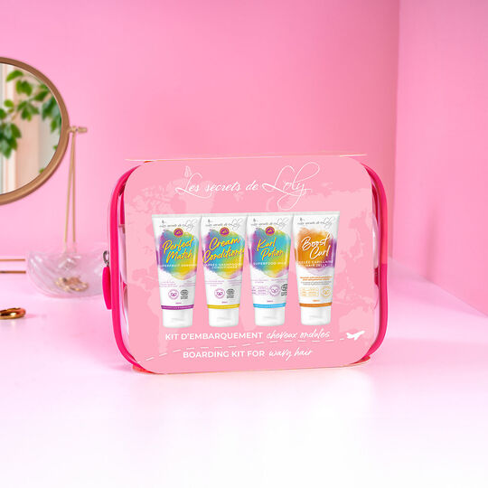 Kit d'embarquement cheveux ondulés