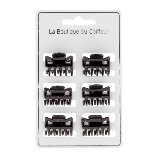 Petites pinces croco noir