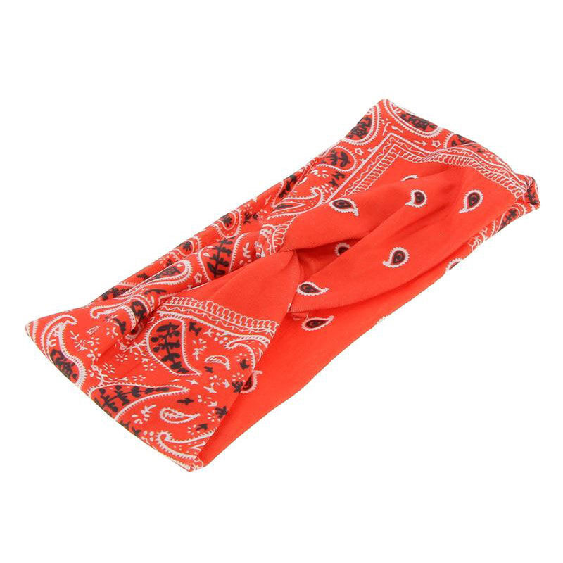 Bandeau fa&ccedil;on bandana Rouge