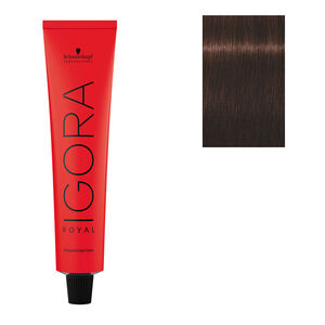 Coloration permanente Igora Royal 4-68 ch&acirc;tain chocolat rouge
